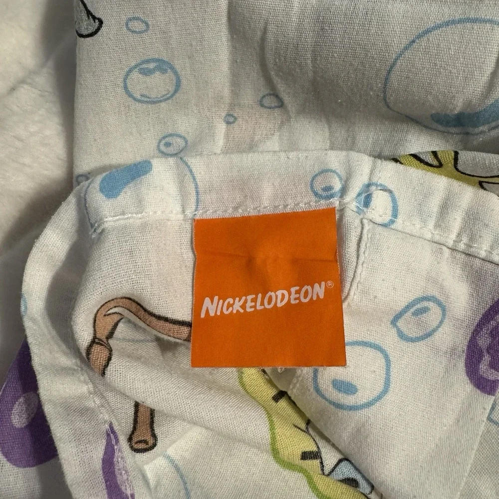SpongeBob Squarepants Vtg‎ 2004 Twin Flat Sheet 66